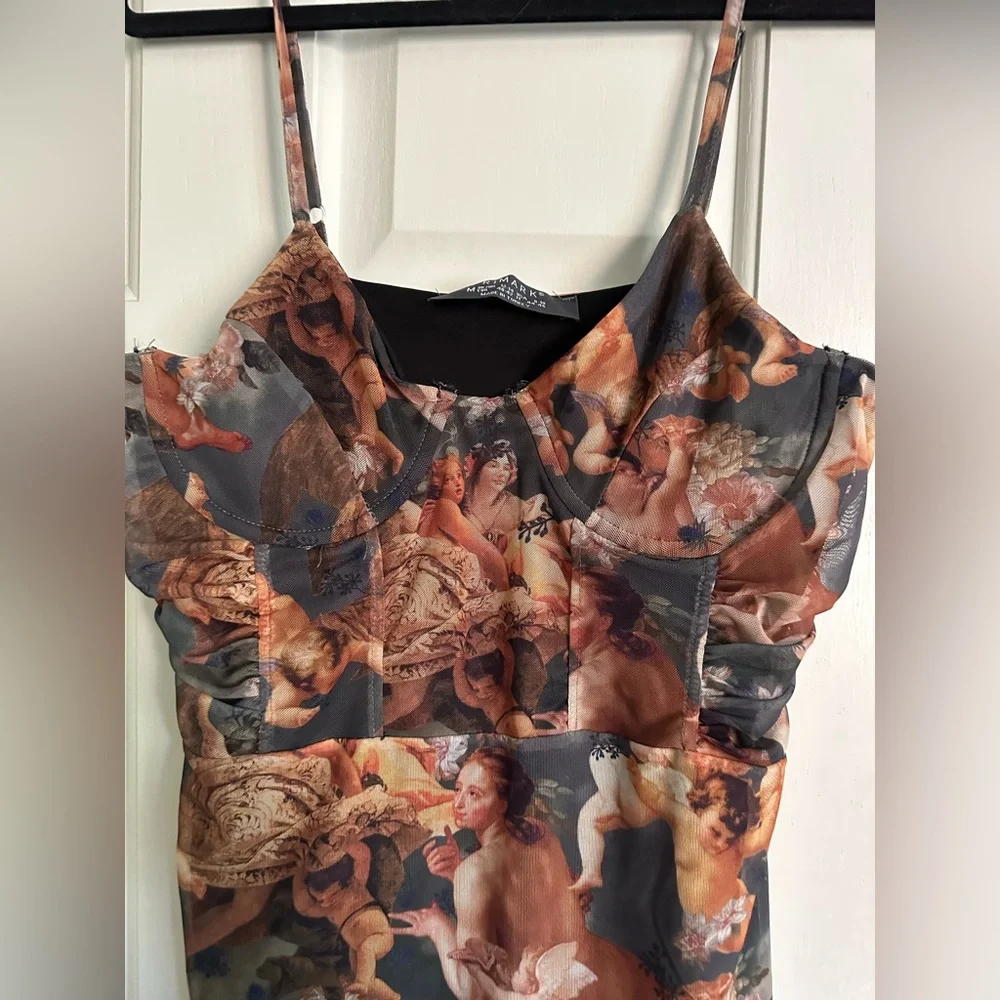 Primark Underwire Mesh Renaissance-Style Mini Dress - Picture 2 of 6